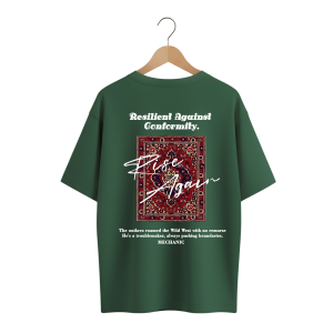 ZYAVOLX Printed Drop shoulder T-shirt