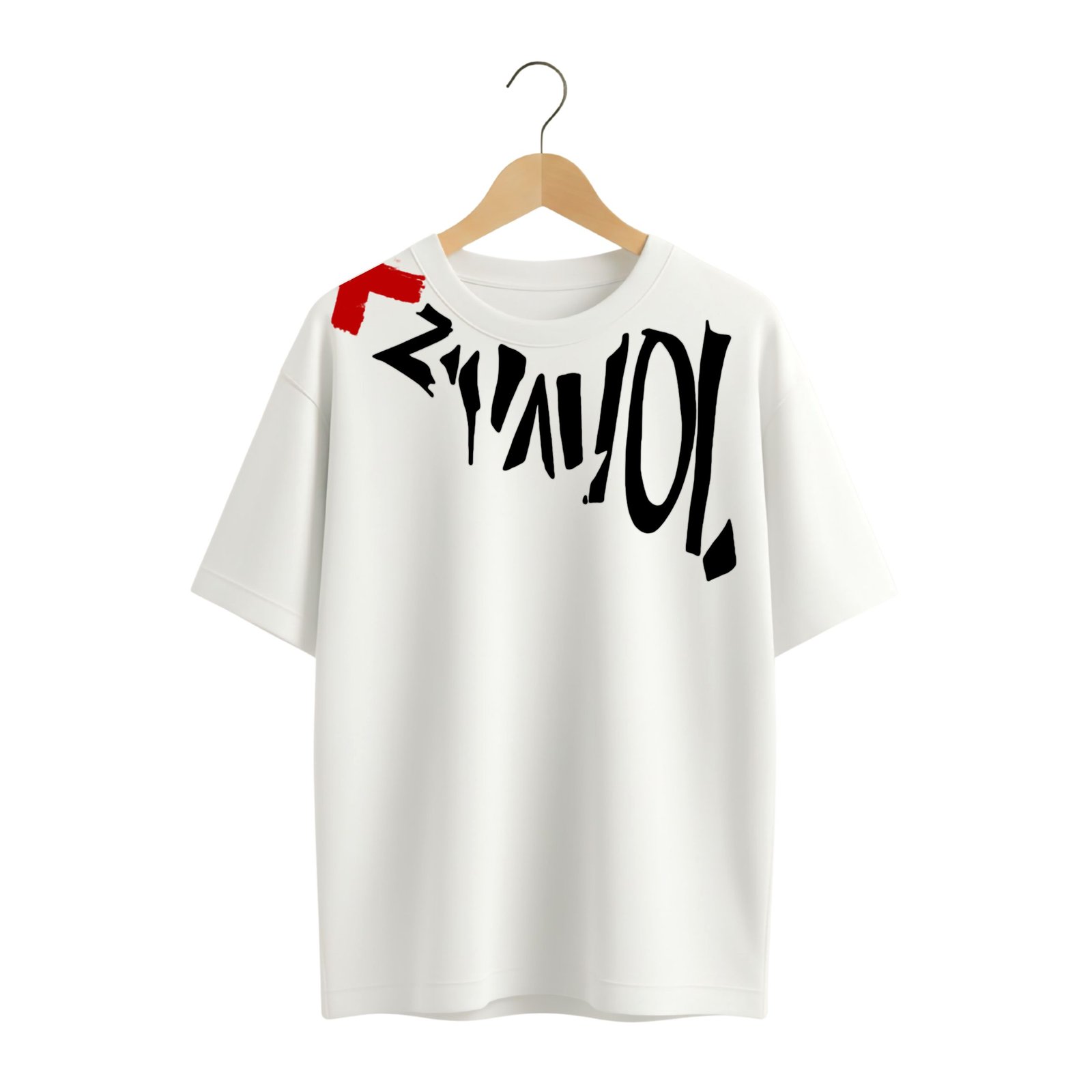 ZYAVOLX Printed Drop shoulder T-shirt