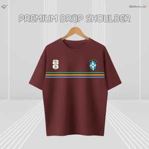 Z’YAVOLX Premium Brazil FIFA World Cup - 2026 Drop Shoulder T-Shirt