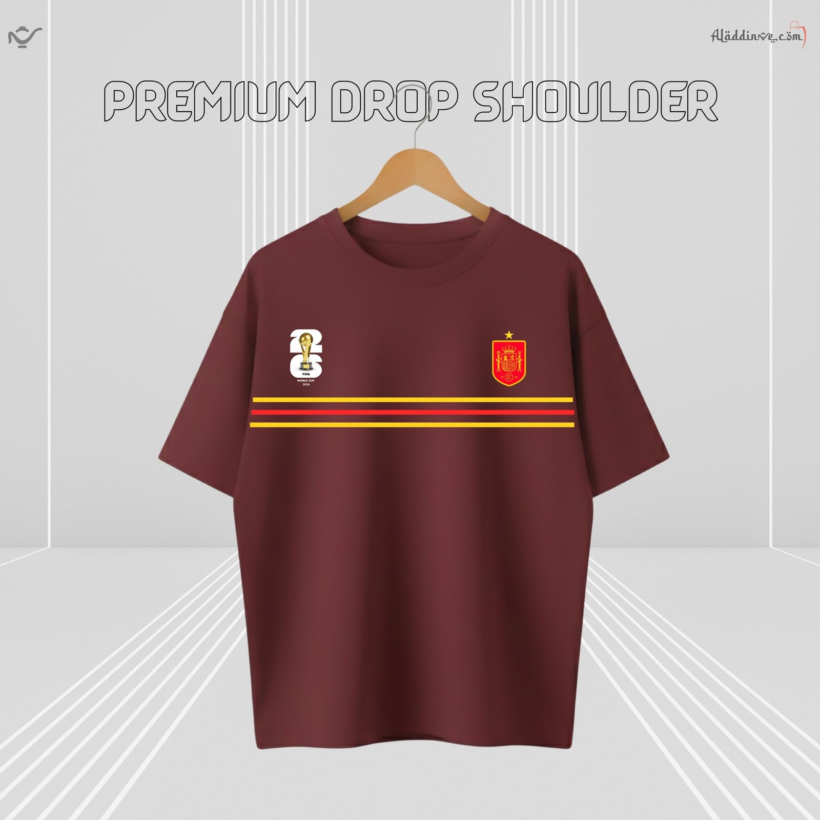 Z’YAVOLX Premium Spain FIFA World Cup - 2026 Drop Shoulder T-Shirt