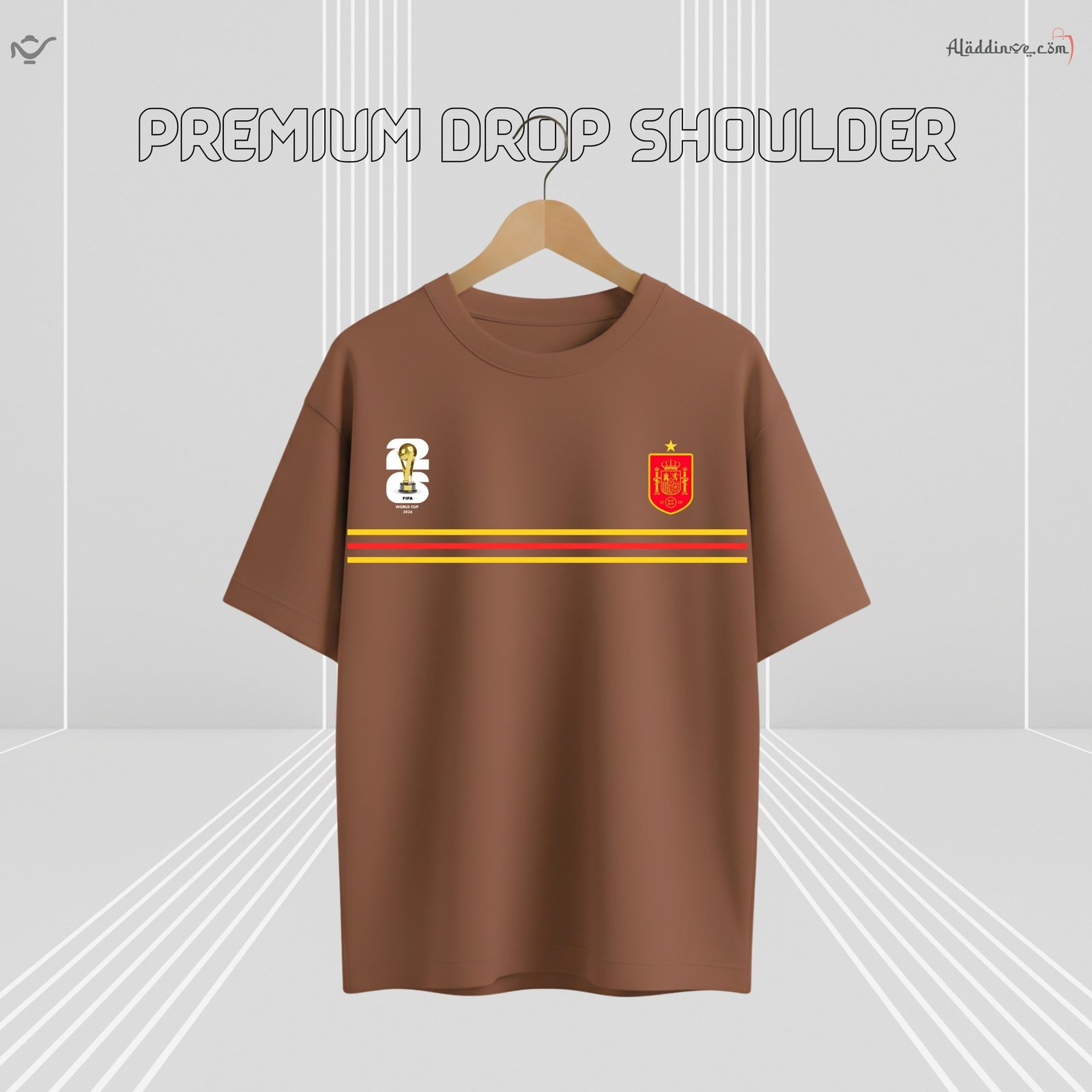 Z’YAVOLX Premium Spain FIFA World Cup - 2026 Drop Shoulder T-Shirt
