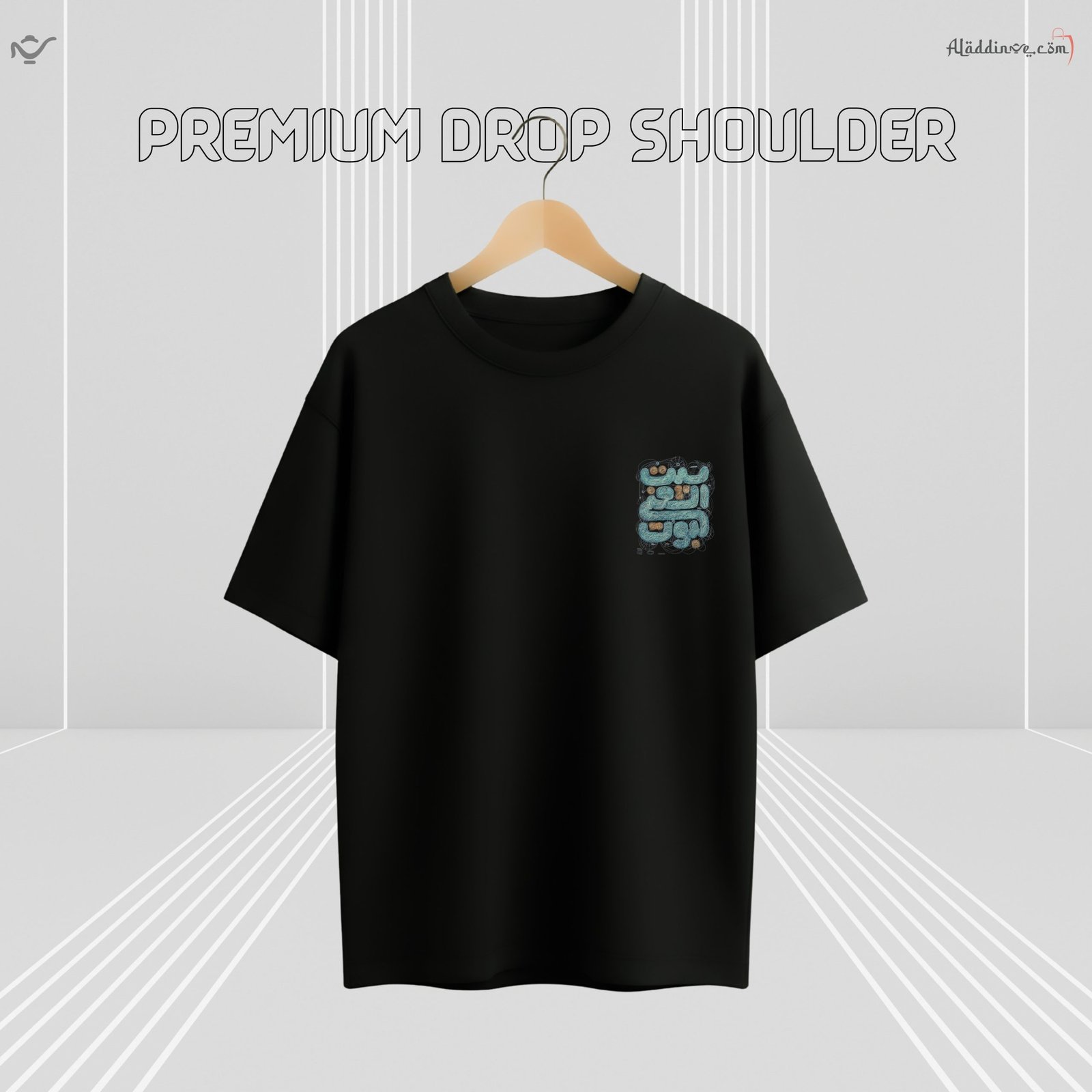 Z’YAVOLX Premium Abstract Verse Drop Shoulder T-Shirt