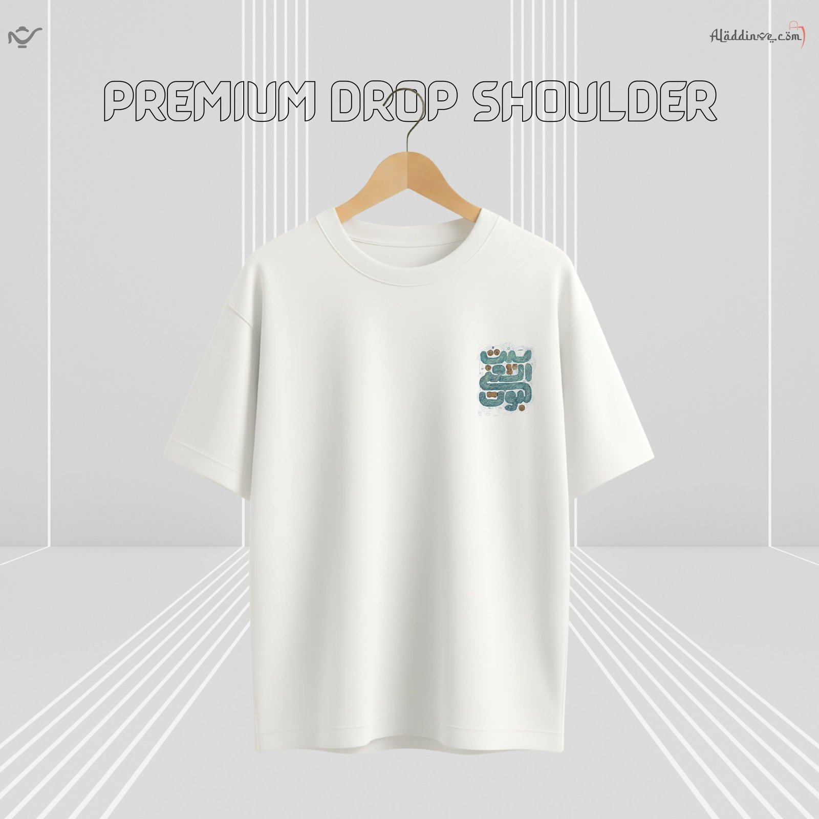 Z’YAVOLX Premium Abstract Verse Drop Shoulder T-Shirt