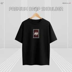 Z’YAVOLX Premium Crimson Faith Drop Shoulder T-Shirt
