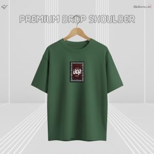 Z’YAVOLX Premium Crimson Faith Drop Shoulder T-Shirt
