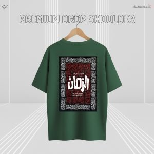 Alternative view of Z’YAVOLX Premium Crimson Faith Drop Shoulder T-Shirt