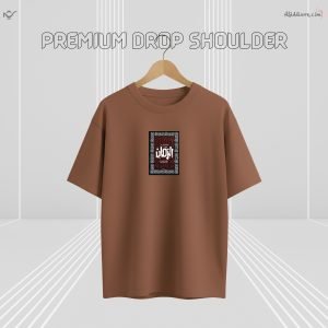 Z’YAVOLX Premium Crimson Faith Drop Shoulder T-Shirt